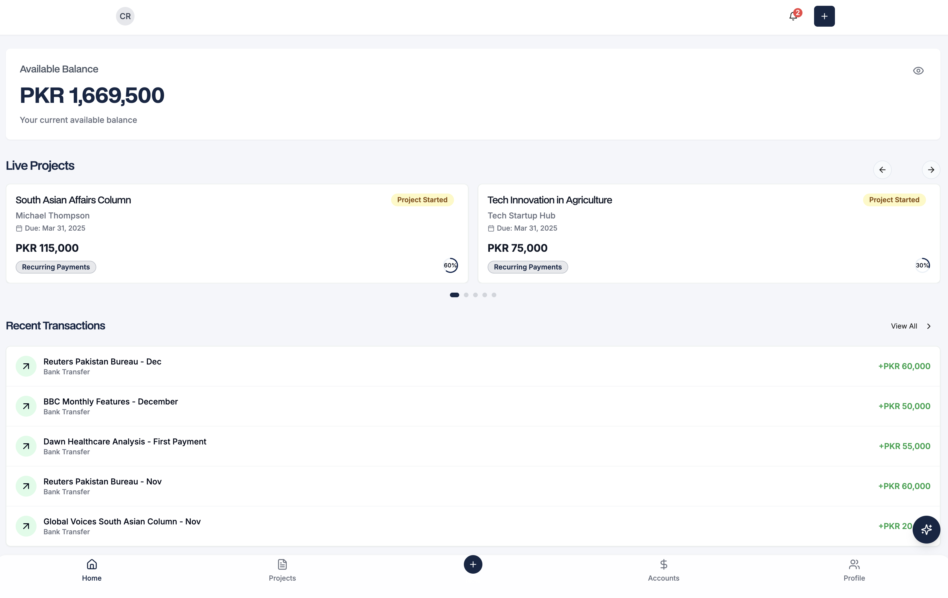 The Create user flow built as a working prototype in Lovable, used to test and iterate with creators before high-fidelity design