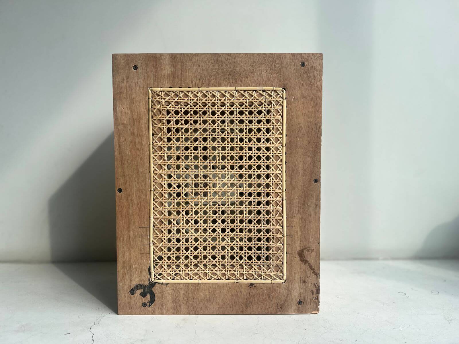 First plywood-and-cane prototype